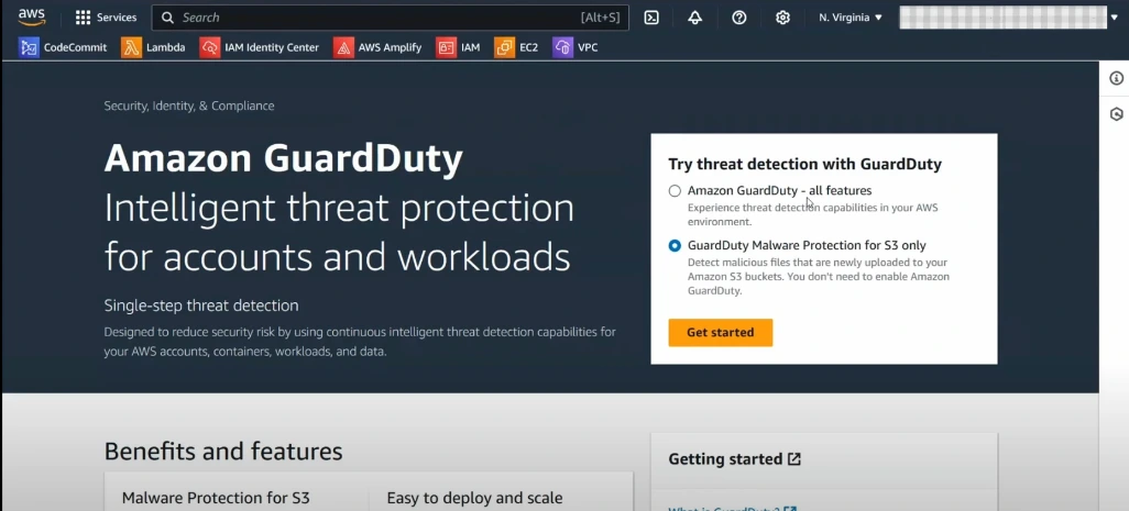 Enable GuardDuty