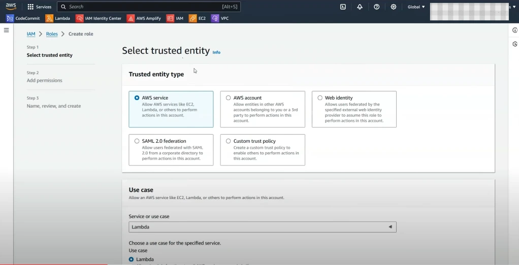 AWS Lambda service