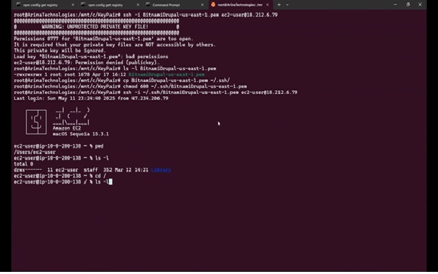 Connect via SSH