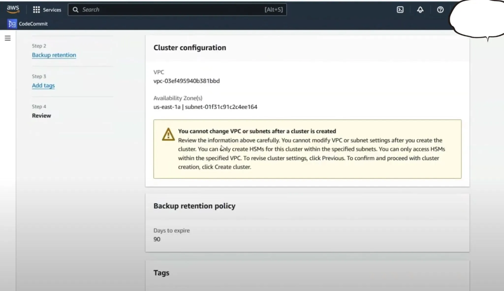 CloudHSM Cluster